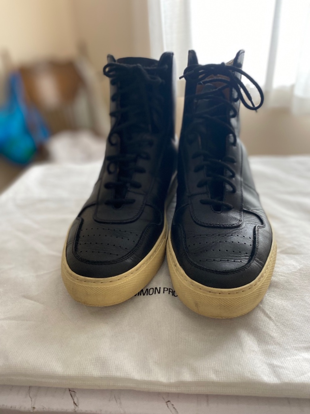 Common projects B-ball vintage high tops black 42